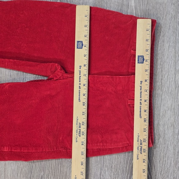 Polo‎ Ralph Lauren Pants Boys Size 12 Red Corduroy Pony Logo - Picture 8 of 16